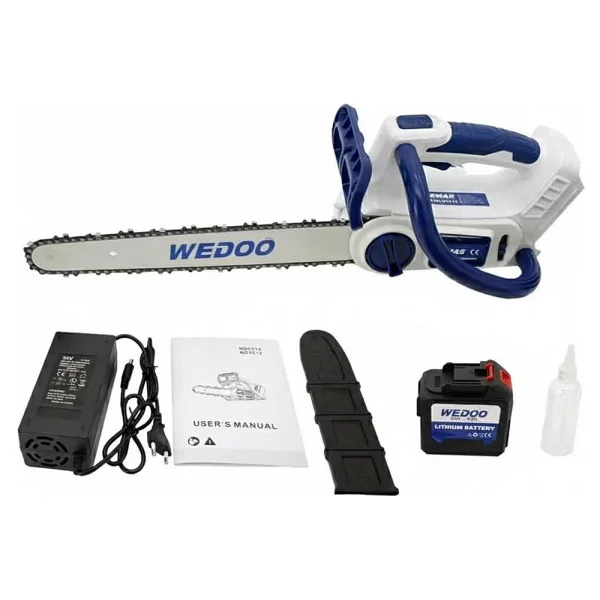 Wedoo Mls-0043 Çift Akülü 4 Ah 1200 W Motorlu Testere - Görsel 2