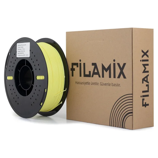 Filamix Pla Glow - Karanlıkta Parlayan Turuncu Filament 1.75mm 1 Kg - Görsel 6