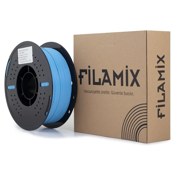 Filamix Pla Glow - Karanlıkta Parlayan Turuncu Filament 1.75mm 1 Kg - Görsel 7