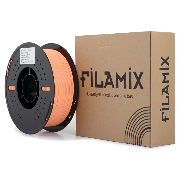 Filamix Pla Glow - Karanlıkta Parlayan Turuncu Filament 1.75mm 1 Kg - Görsel 8
