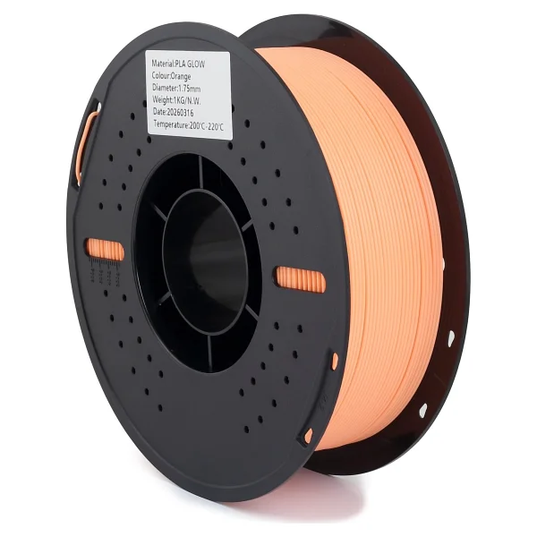 Filamix Pla Glow - Karanlıkta Parlayan Turuncu Filament 1.75mm 1 Kg - Görsel 2