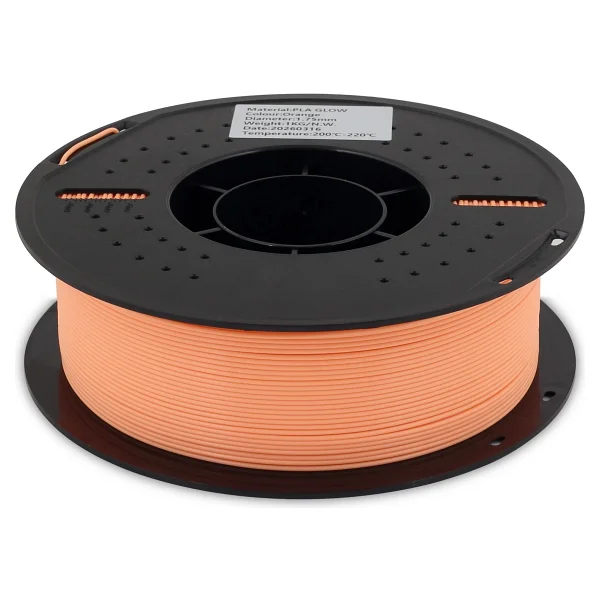 Filamix Pla Glow - Karanlıkta Parlayan Turuncu Filament 1.75mm 1 Kg - Görsel 3