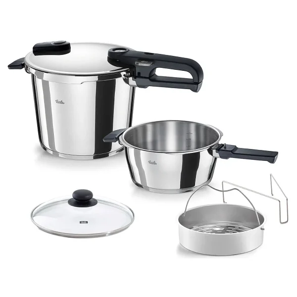 Fissler Vitaquick Elemental 6 Lt + 3.5 Lt Düdüklü Tencere Seti - Görsel 5