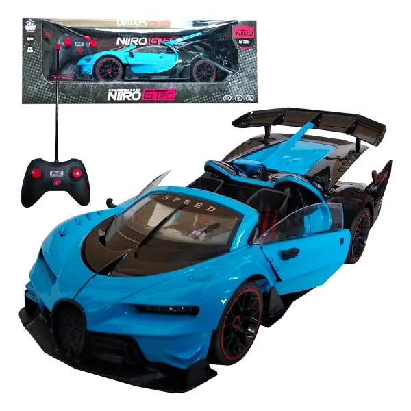 Erdem Oyuncak 1:12 Bugatti Chiron Nitro Gt20 Uzaktan Kumandalı Araba - Görsel 3