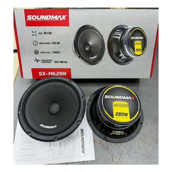 Soundmax Sx-M62bn 280 W 16 Cm Oto Hoparlör - Görsel 2