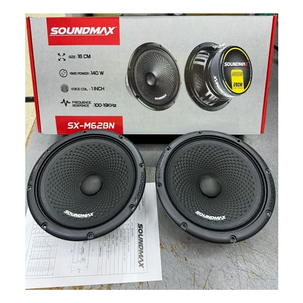 Soundmax Sx-M62bn 280 W 16 Cm Oto Hoparlör - Görsel 3