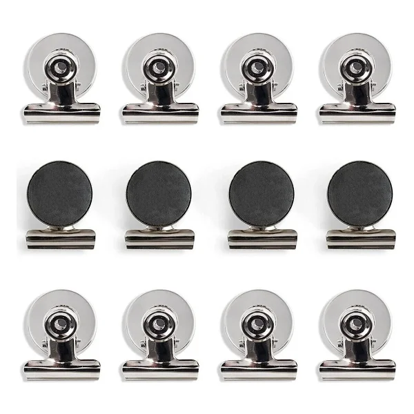 Valkyrie 12 Adet Mıknatıslı Mandallı Buzdolabı Magnet Fotoğraf Kağıt Evrak Tutucu - Görsel 9