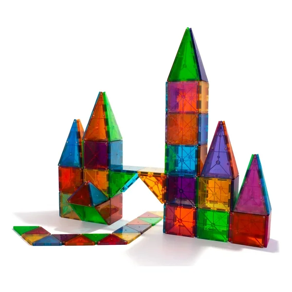 MAGNA-TILES - Clear Color Manyetik Bloklar - 100 Parça - Görsel 7