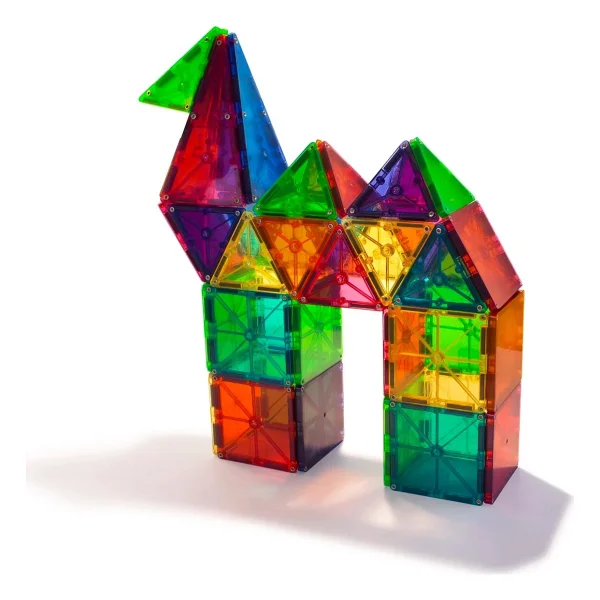 MAGNA-TILES - Clear Color Manyetik Bloklar - 100 Parça - Görsel 8