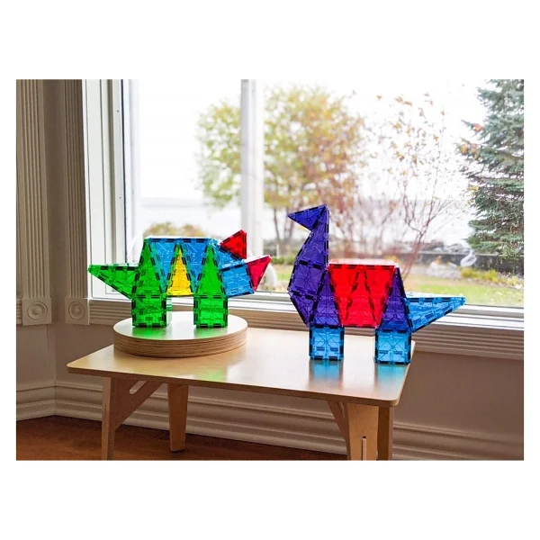 MAGNA-TILES - Clear Color Manyetik Bloklar - 100 Parça - Görsel 9