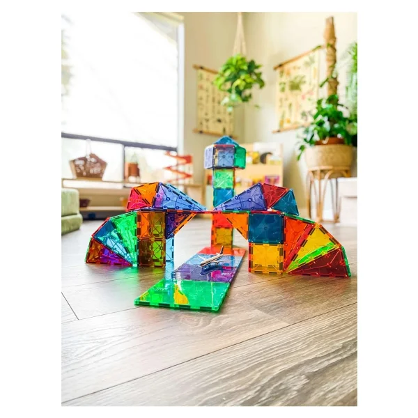 MAGNA-TILES - Clear Color Manyetik Bloklar - 100 Parça - Görsel 10