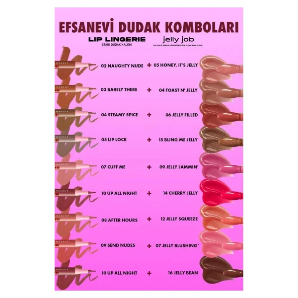 Nyx Professional Makeup Lip Lingerie Stain 02 Naughty Nude Dudak Kalemi - Görsel 7
