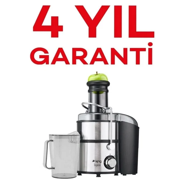 King Kkm 1170 Tropical 1000 W Katı Meyve Sıkacağı - Görsel 4
