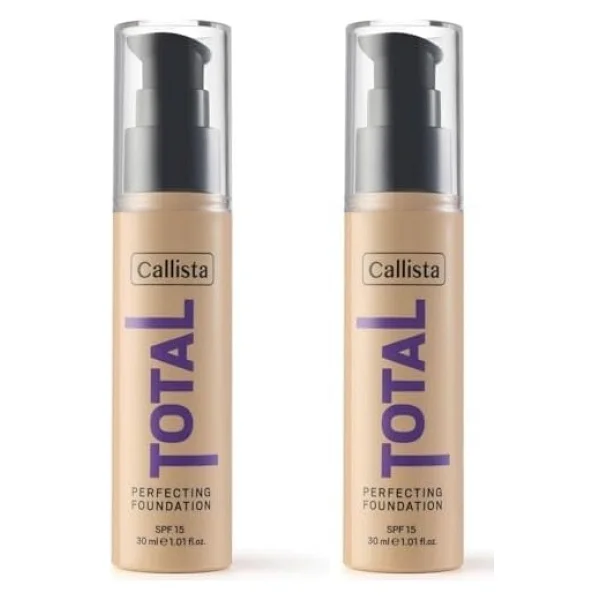 Callista Total Perfecting Fondöten 250 Sand (2 Paketi) - Option-1 - Görsel 3
