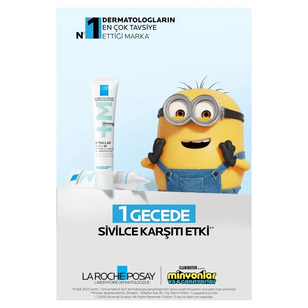 La Roche-Posay Effaclar Duo+M Nemlendirici Krem - Tüm Cilt Tipleri İçin Hafif Formül, 40 Ml, Günlük Kullanım İçin İdeal - Görsel 2
