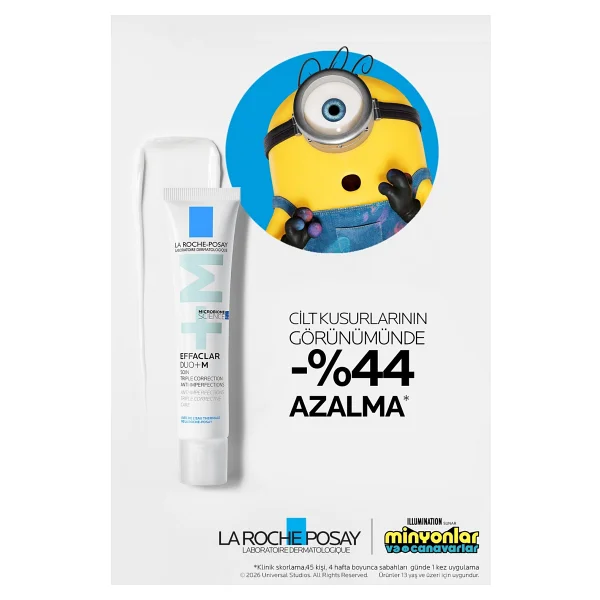La Roche-Posay Effaclar Duo+M Nemlendirici Krem - Tüm Cilt Tipleri İçin Hafif Formül, 40 Ml, Günlük Kullanım İçin İdeal - Görsel 3