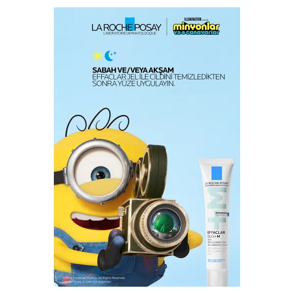 La Roche-Posay Effaclar Duo+M Nemlendirici Krem - Tüm Cilt Tipleri İçin Hafif Formül, 40 Ml, Günlük Kullanım İçin İdeal - Görsel 4
