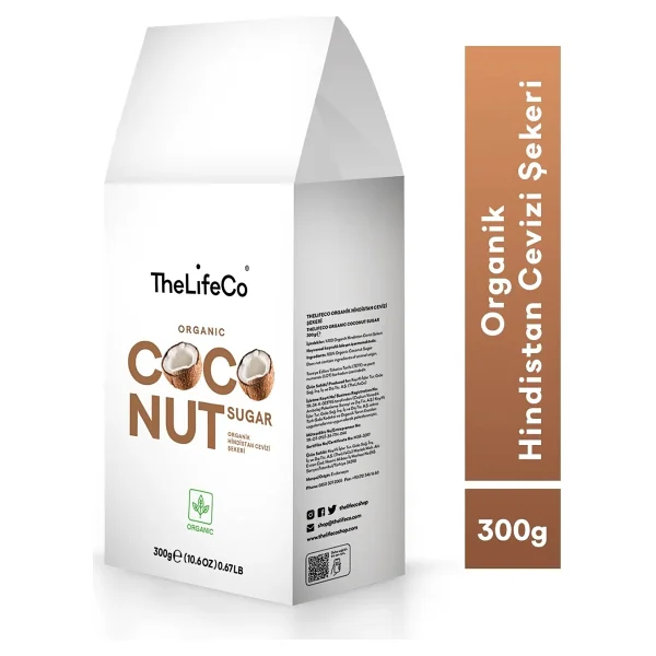 The Lifeco Organik Hindistan Cevizi Şekeri 300 Gr - Görsel 9