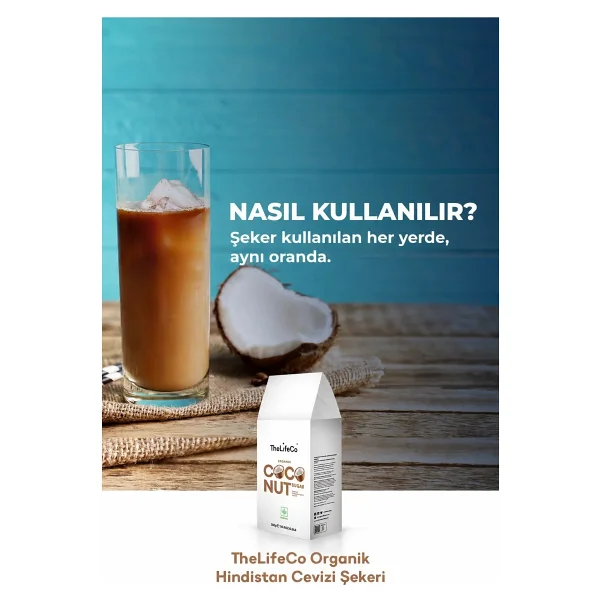 The Lifeco Organik Hindistan Cevizi Şekeri 300 Gr - Görsel 4