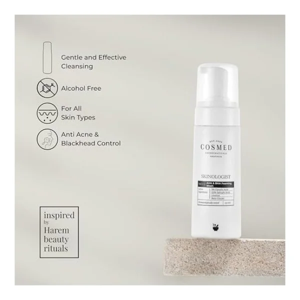 Cosmed Skinologist Aha & Bha 150 Ml Yüz Temizleme Köpüğü - Görsel 4