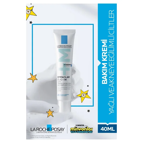 La Roche-Posay Effaclar Duo+M Nemlendirici Krem - Tüm Cilt Tipleri İçin Hafif Formül, 40 Ml, Günlük Kullanım İçin İdeal - Görsel 9