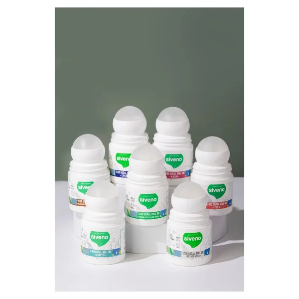 Siveno %100 Doğal 50 Ml Erkek Roll-On Deodorant - Görsel 9