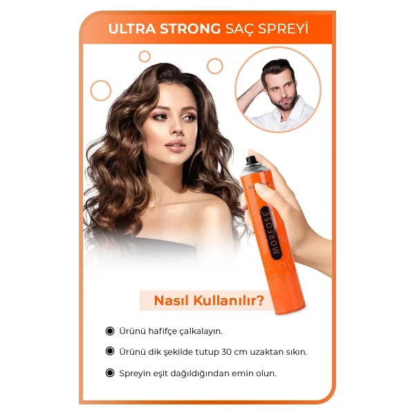 Morfose Ultra Strong 400 Ml Saç Spreyi - Görsel 3