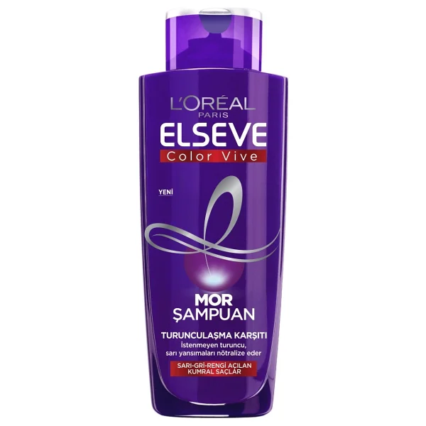 L'oreal Paris Elseve Color Vive Turunculaşma Karşıtı 200 Ml Mor Şampuan - Görsel 9