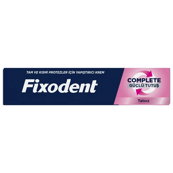 Fixodent Complete Güçlü Tutuş Aromasız 47 Gr Protez Diş Yapıştırıcı - Görsel 2