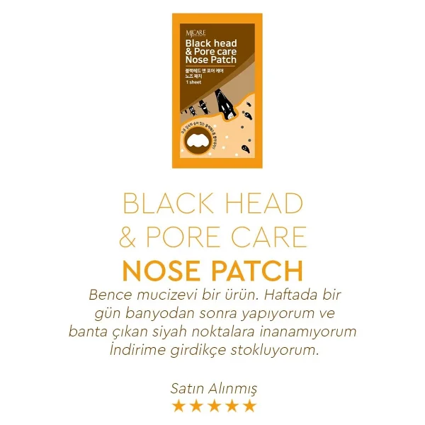 Mjcare Nose Pack Siyah Nokta Ve Gözenek İçin Temizleyici Burun Bandı 5 Adet - Görsel 4