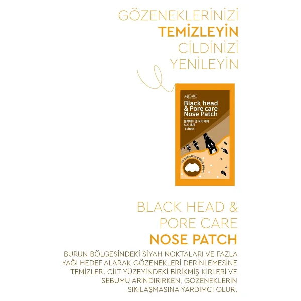 Mjcare Nose Pack Siyah Nokta Ve Gözenek İçin Temizleyici Burun Bandı 5 Adet - Görsel 6