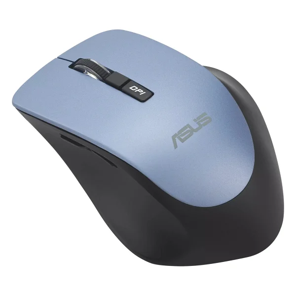 Asus Wt425 Siyah-Mavi Ergonomik Sessiz Optik Kablosuz Mouse - Görsel 4