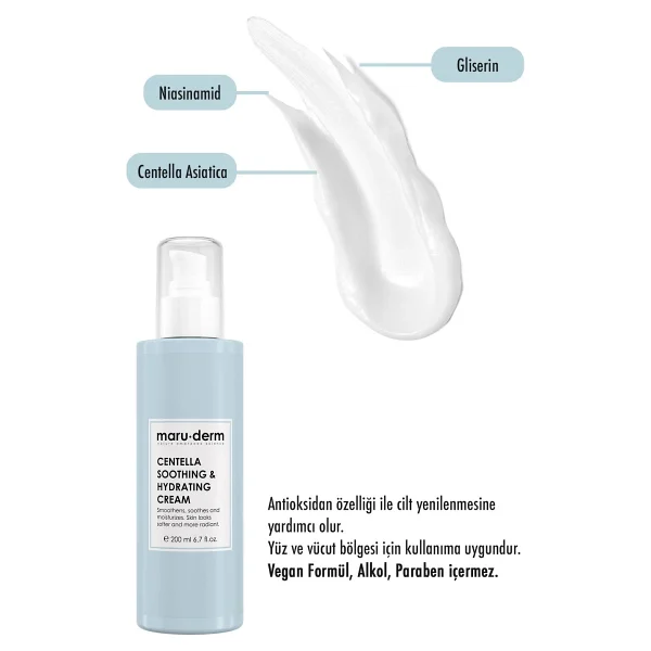 Maru.Derm Cica Centella Onarıcı Krem 200 Ml - Görsel 7