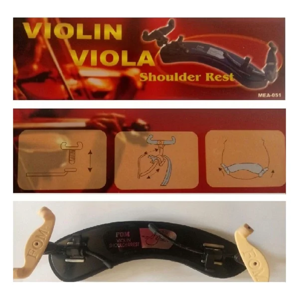 Fom Viola & Keman Yastığı, Scale (3/4-4/4), Shoulder R Mae-051 (Wolf Tip) - Görsel 3