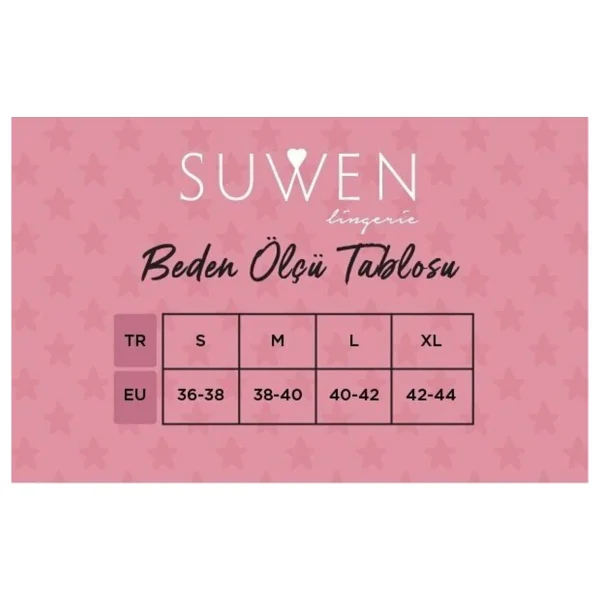 Suwen 3 Lü Paket Yüksek Bel Slip Külot - Siyah - Görsel 4