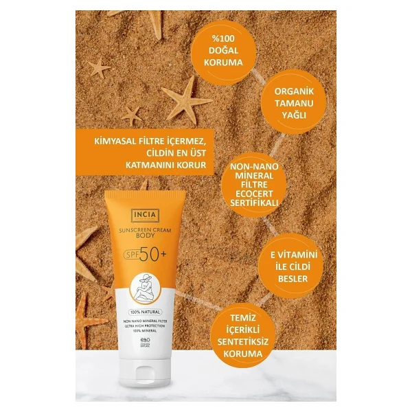 Incia Doğal 50 Ml 50 Faktör Güneş Kremi - Görsel 10
