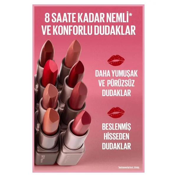 Maybelline New York Serum Etkili Hyalüronik Asit Ve Besleyici Yağ İçeren Stick Ruj - Görsel 8