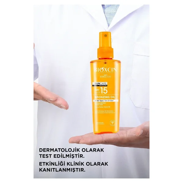 Bioxcin Sun Care 200 Ml 15 Faktör Bronzlaştırıcı Yağ - Görsel 10