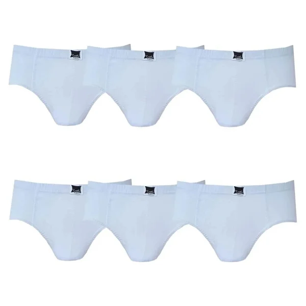 Tutku Erkek Çocuk Külot Beyaz 6'lı Paket - 9 - 10 Yaş - Görsel 4