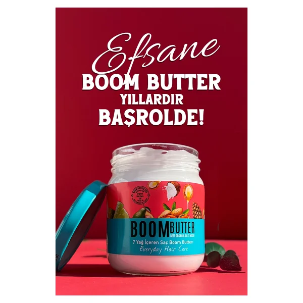 Boom Butter 7 Yağ İçeren 190 Ml Saç Bakım Yağı - Görsel 9