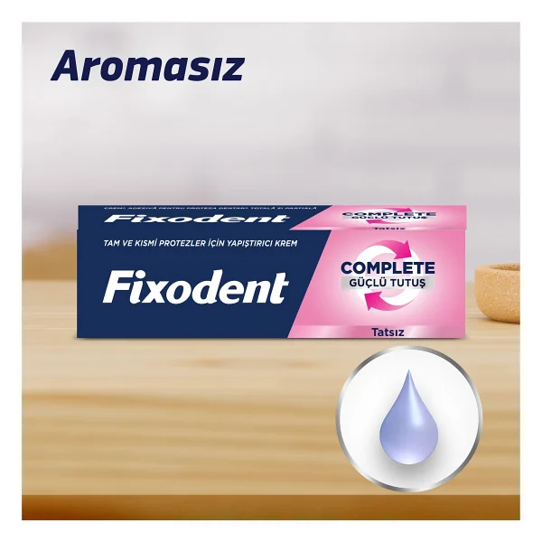 Fixodent Complete Güçlü Tutuş Aromasız 47 Gr Protez Diş Yapıştırıcı - Görsel 5