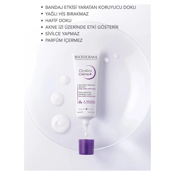 Bioderma Cicabio Cream+ Onarıcı Ultra Nemlendirici Krem 40 Ml - Görsel 8
