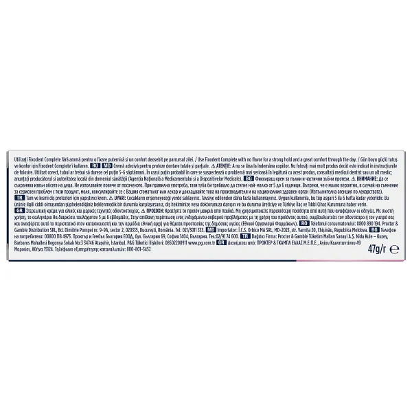 Fixodent Complete Güçlü Tutuş Aromasız 47 Gr Protez Diş Yapıştırıcı - Görsel 10
