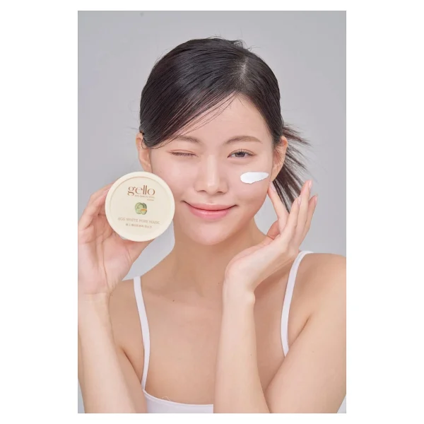 Gello Gözenek Sıkılaştırıcı Yumurta Akı Maskesi - Egg White Pore Mask - Görsel 5