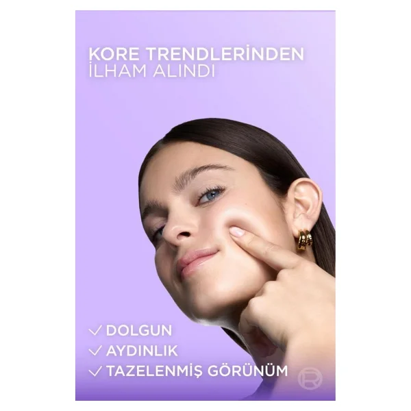 L 'oreal Paris Revitalift Glassy Skin Cam Cilt Görünümü Etkili Şeffaflaşan Işıltı & Nem Veren Hidrojel Yüz Maskesi - Görsel 5