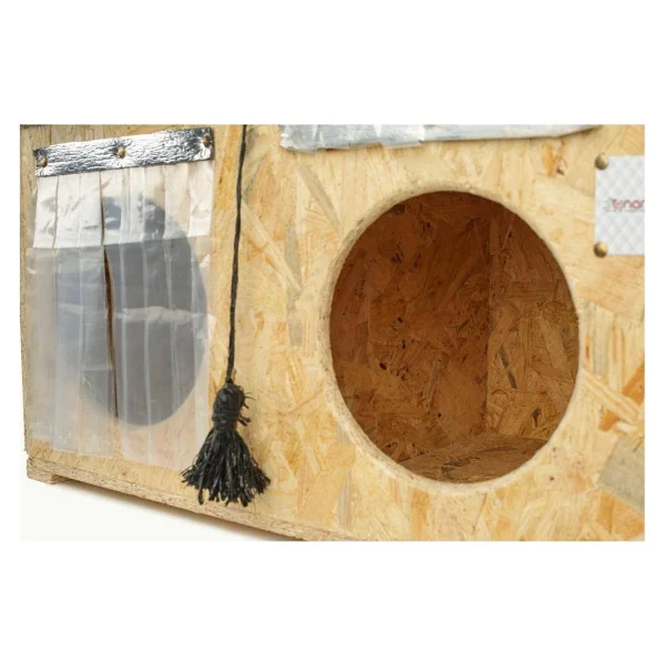 Demonte-Dış & İç Mekan Ahşap Kedi Yuvası Ölçüleri: 90x35x40 - Görsel 4