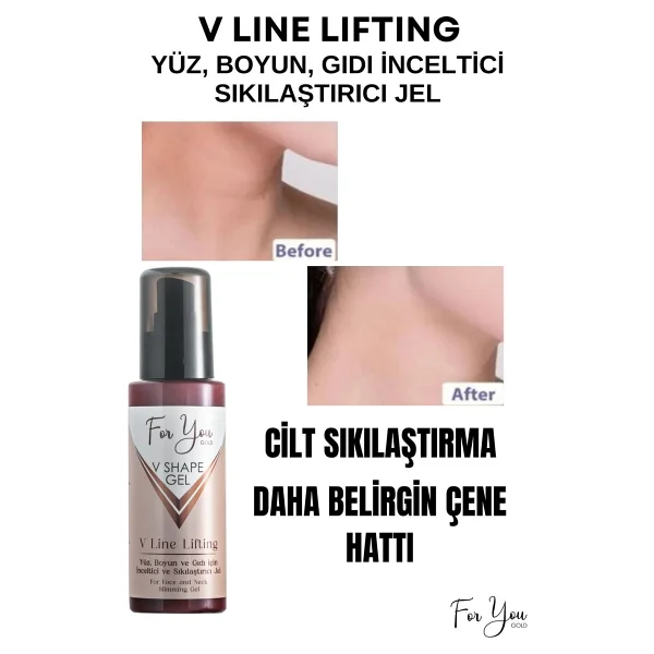 For You Gold Yüz, Boyun, Çene Ve Gıdı Için Incelmeye Yardımcı, Sıkılaştırıcı Ve Şekillendirici Slim Jel - Görsel 5