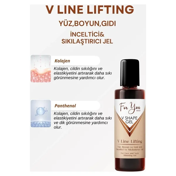 For You Gold Yüz, Boyun, Çene Ve Gıdı Için Incelmeye Yardımcı, Sıkılaştırıcı Ve Şekillendirici Slim Jel - Görsel 8