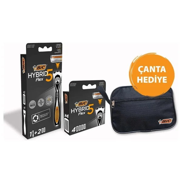 Bic Flex 5 6 Yedekli Tıraş Bıçağı Ve Çanta - Görsel 8