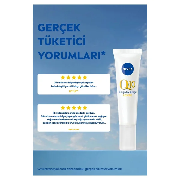 Nivea Q10 Power Plus Kırışık Karşıtı Göz Çevresi Kremi 15 Ml - Görsel 9